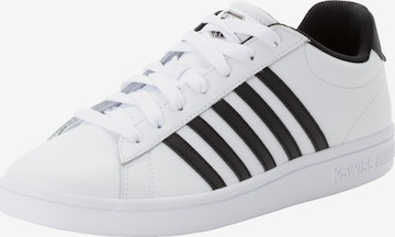 Baskets basses 'Court Tiebreak II' K-SWISS en blanc : devant