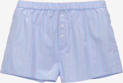 Pull&Bear Shorts in hellblau / koralle, Produktansicht