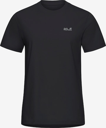 JACK WOLFSKIN Performance Shirt in Black: front