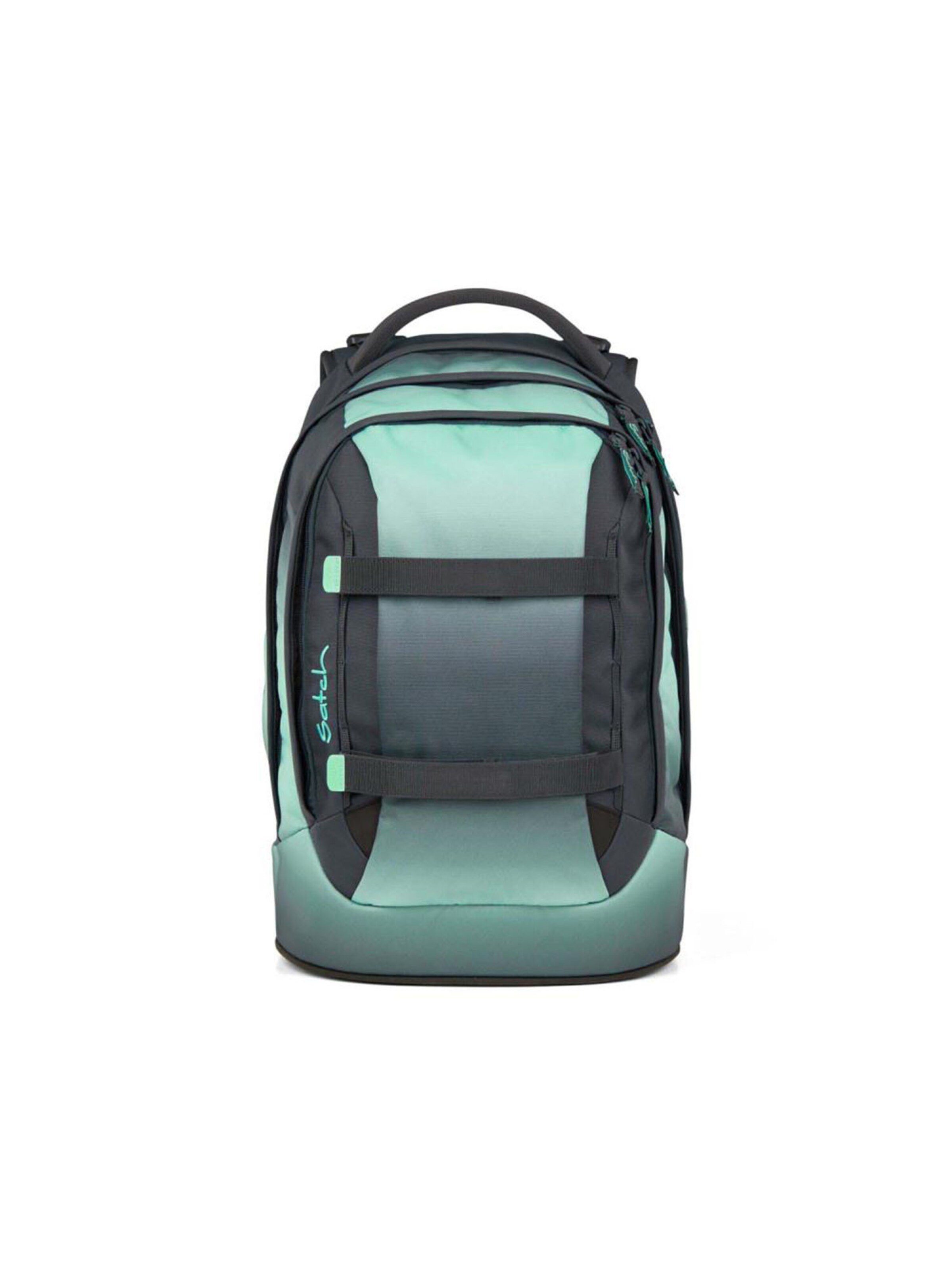 Satch Backpack 'Pack Schulrucksack Set 3tlg' in Green