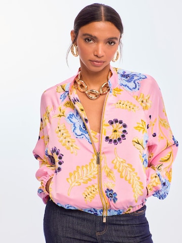 Lola CasademuntPrijelazna jakna - roza boja: prednji dio