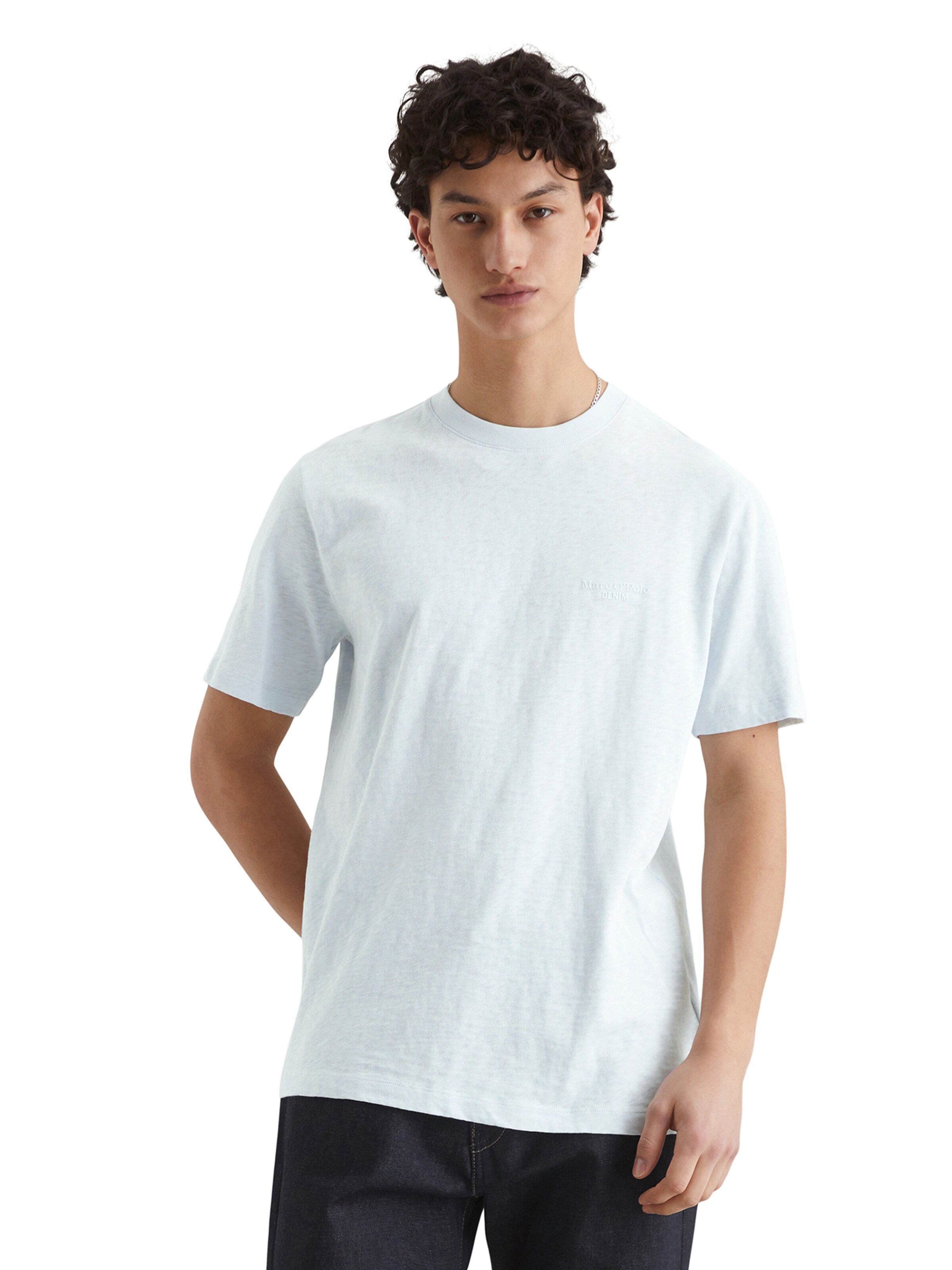 Marc O'Polo DENIM Koszulka w kolorze niebieski: przód