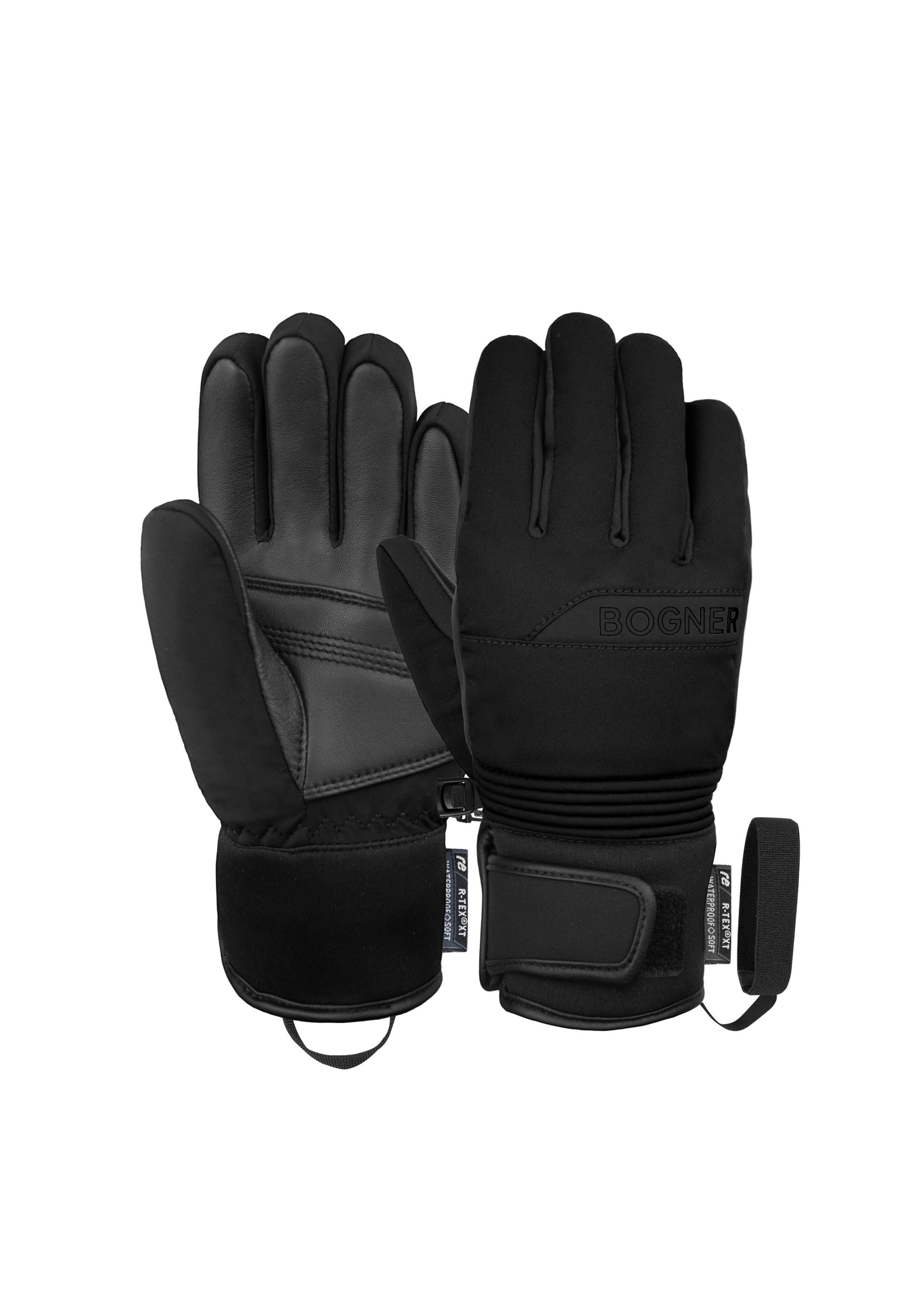BOGNER Sports gloves 'Jody' in Black: front