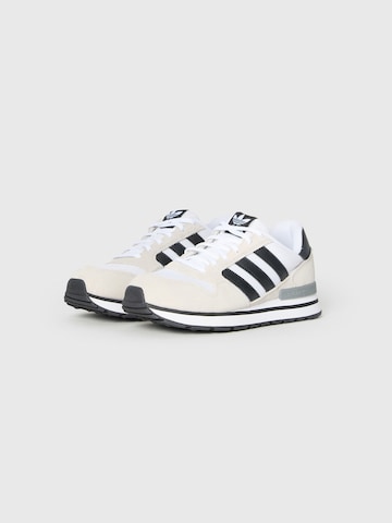 Baskets basses 'ZX 500' ADIDAS ORIGINALS en blanc : devant