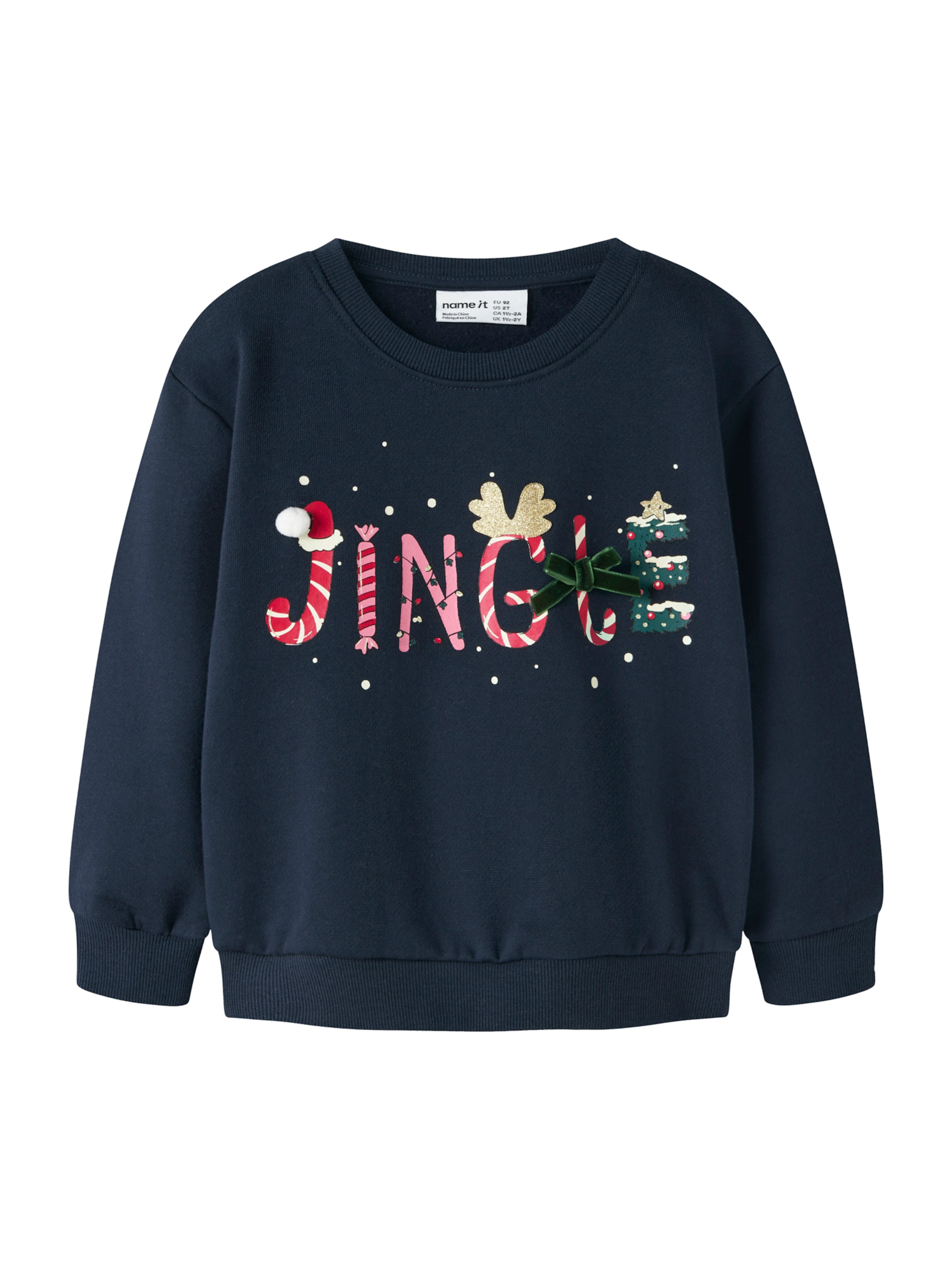 NAME IT Sweatshirt 'NMFPOLMAX' in Blau: Vorderseite