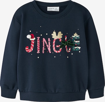 NAME IT Sweatshirt 'NMFPOLMAX' in Blau: Vorderseite