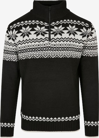 Brandit Pullover in Schwarz: Vorderseite