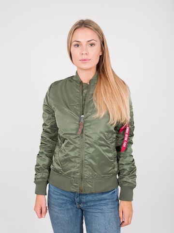 Giacca di mezza stagione 'W MA-1 VF 59 SAGE GREEN' di ALPHA INDUSTRIES in verde: frontale