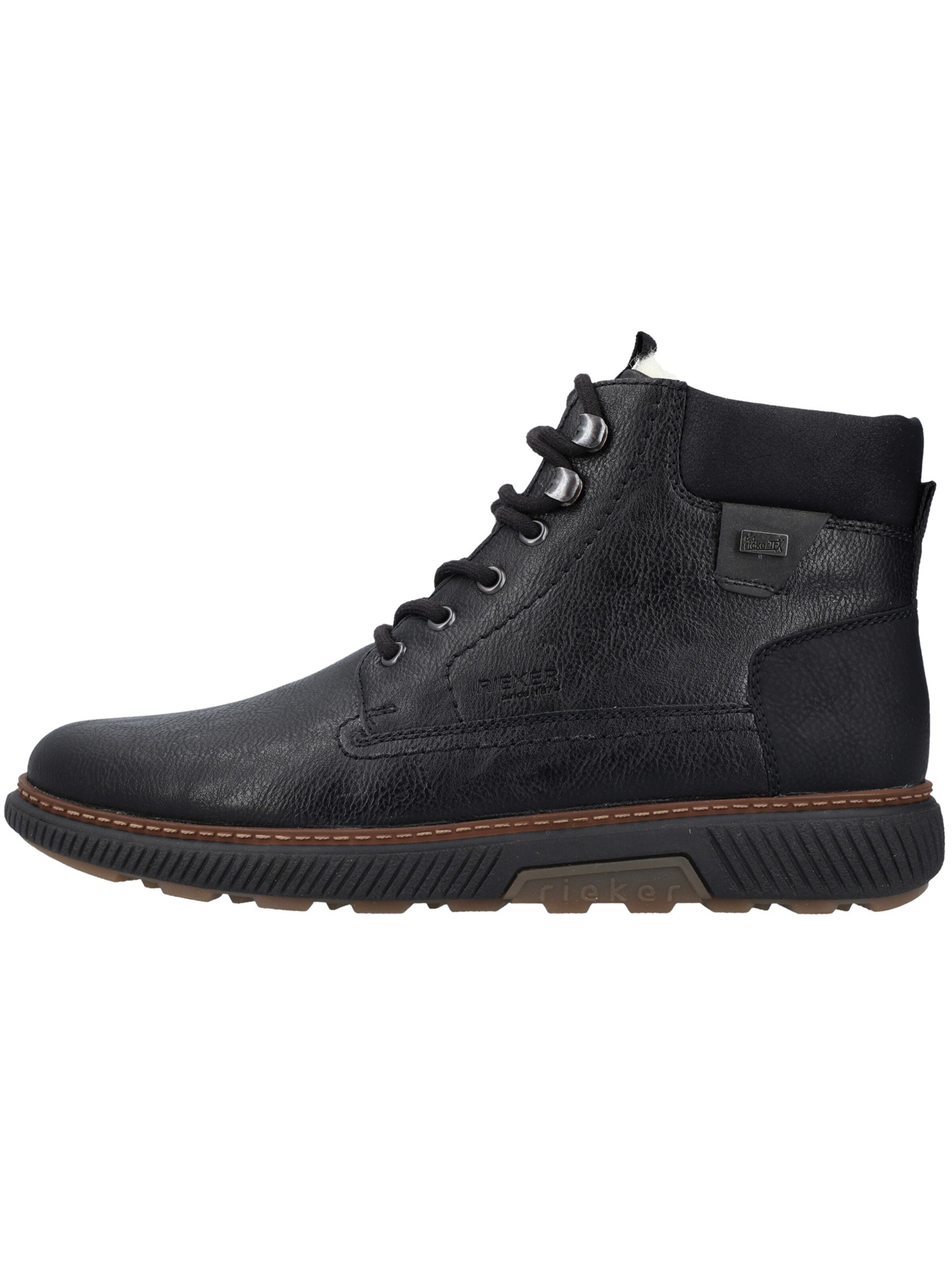 Rieker Schnürboots in Schwarz