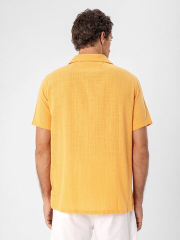 Antioch Comfort fit Button Up Shirt in Orange
