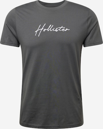 T-Shirt HOLLISTER en gris : devant