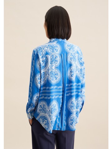 Chemisier 'Schwarze Rose' SEIDENSTICKER en bleu