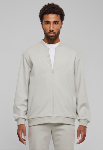 Veste de survêtement Urban Classics en gris : devant