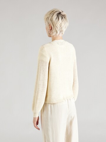 VERO MODA Knit Cardigan 'CHARITY' in Beige