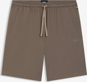 BOSS Regular Shorts in Braun: Vorderseite