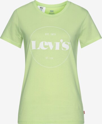 LEVI'S ® Shirt 'The Perfect Tee' in Grün: predná strana