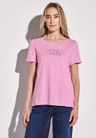 STREET ONE Shirt in Pink: front