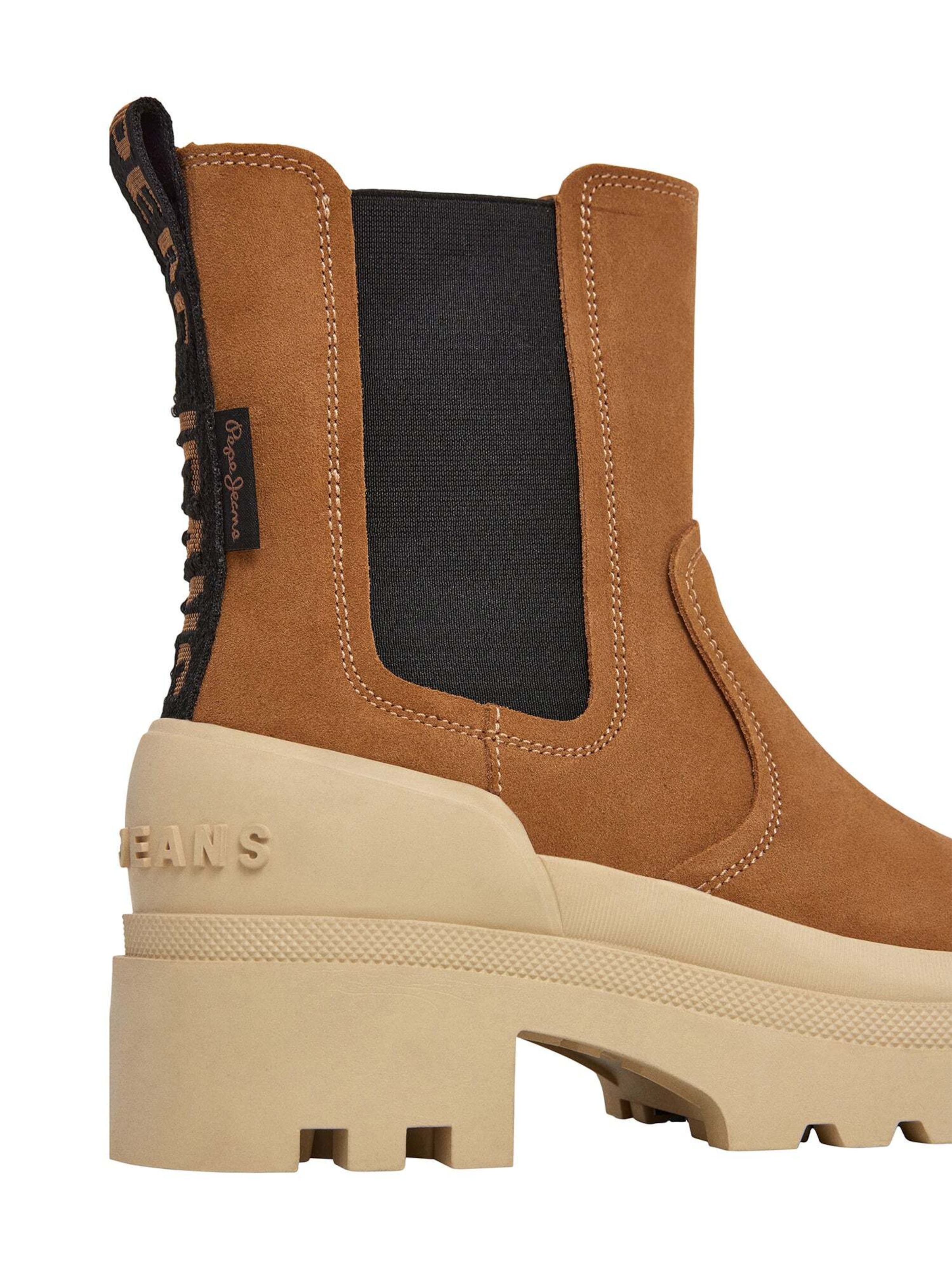 Chelsea Boots 'HALE' Pepe Jeans en marron