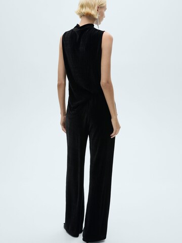 MANGO Regular Pants 'XMARTE' in Black
