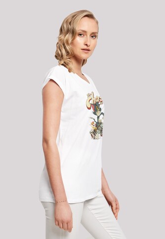 F4NT4STIC Shirt 'Tom And Jerry The Chase Is On' in Wit