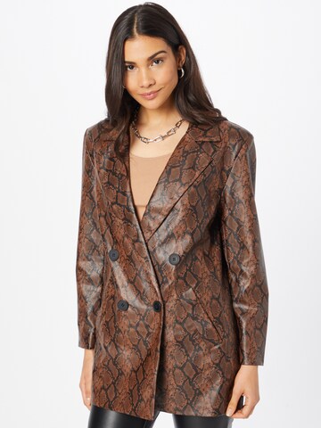 River Island Blazer in Brown: front