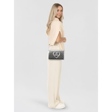 Sac à bandoulière 'Smart' Love Moschino en argent : devant