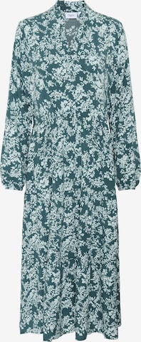 SAINT TROPEZ Jurk 'Eda' in Groen: voorkant