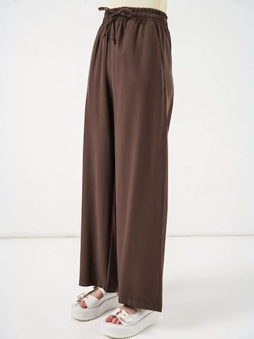 Bigdart Wide leg Trousers in Brown