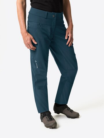 VAUDE Regular Outdoor trousers 'Qimsa' in Blue: front