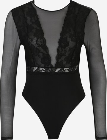 Pieces Petite Bodysuit 'SICCA' in Black: front