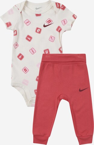 Nike SportswearKomplet - crvena boja: prednji dio