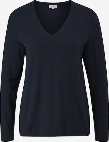 s.Oliver Shirt in Blauw: voorkant