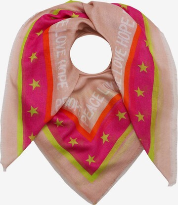 Foulard 'Vivi' Zwillingsherz en beige : devant