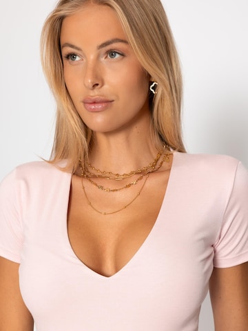 SASSYCLASSY Shirt bodysuit in Pink