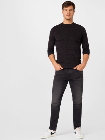 STRELLSON Pullover 'Zion' in Schwarz