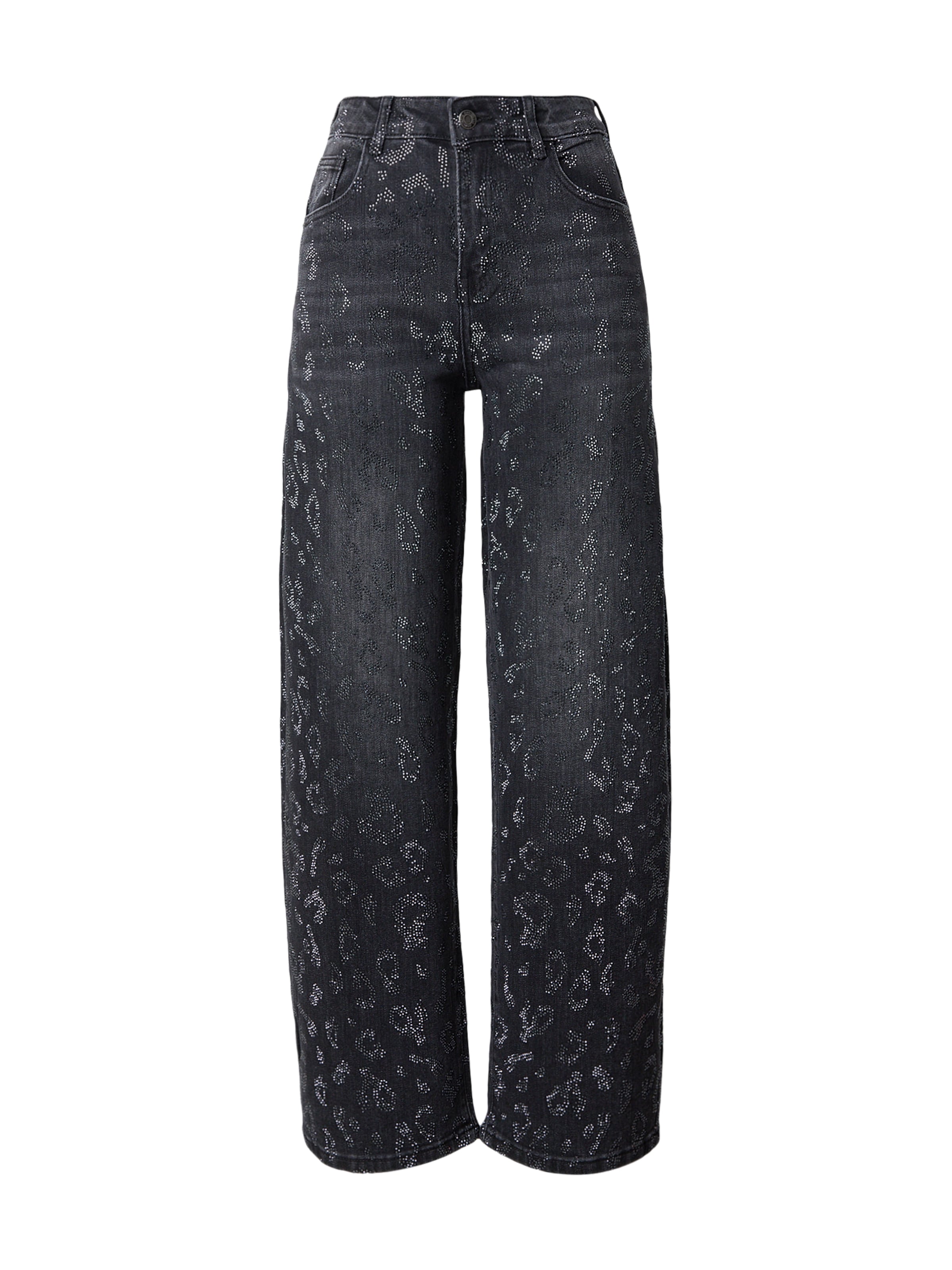 Baggy Jean miss goodlife en gris : devant