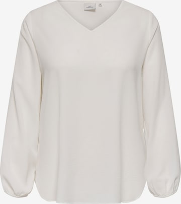 ONLY Carmakoma Bluse 'CARVica' i hvid: forside