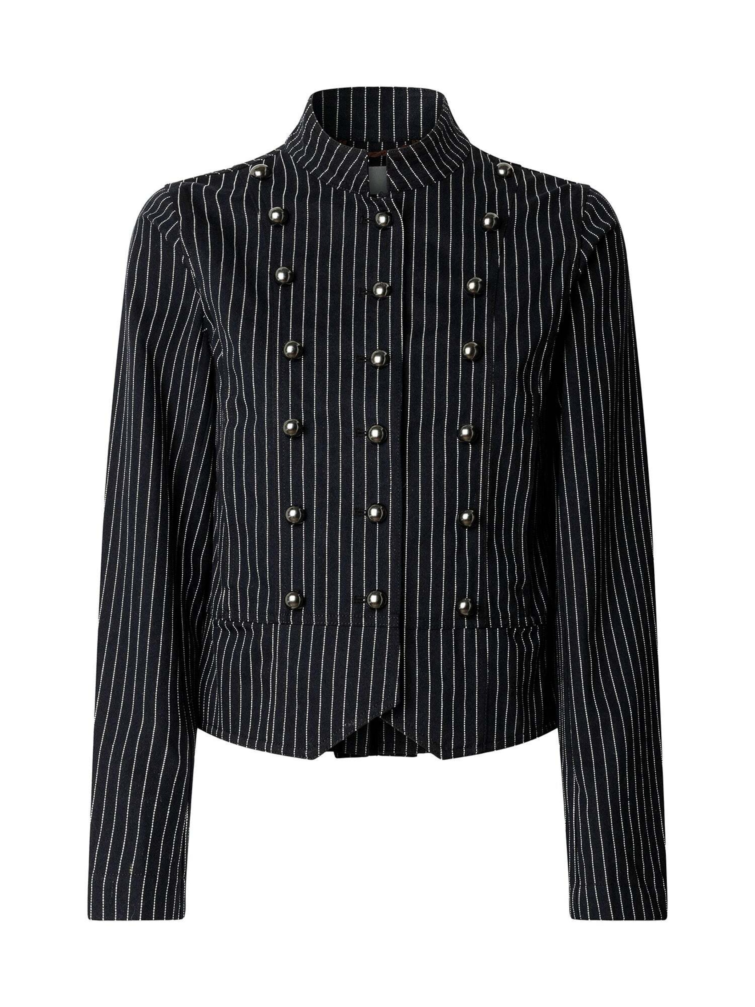 Blazer 'Leanne' di Pepe Jeans in nero: frontale