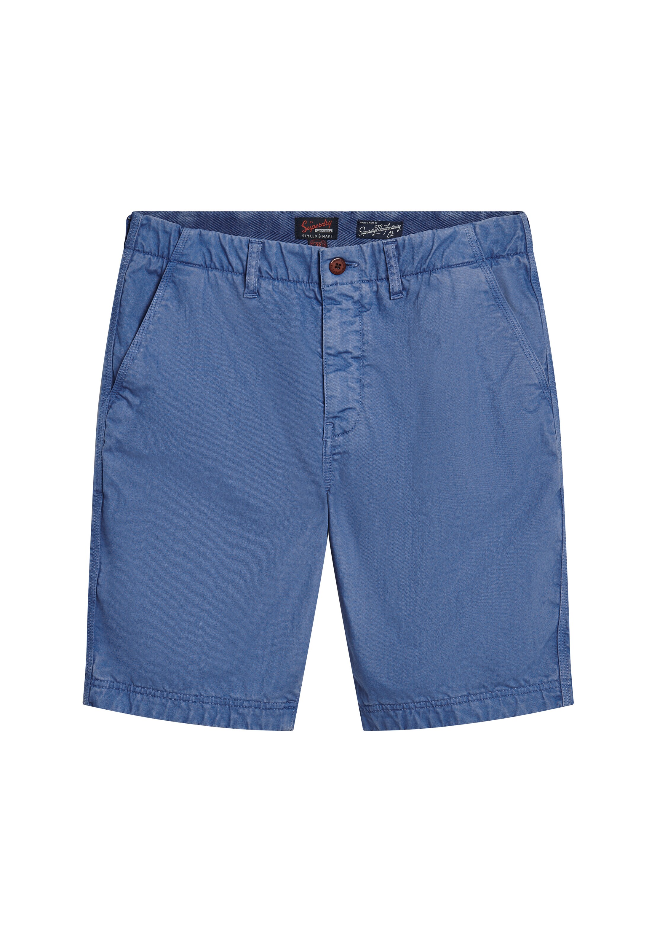 Pantalon chino Superdry en bleu : devant