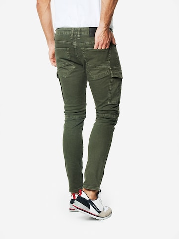 KOROSHI Slimfit Τζιν cargo σε πράσινο