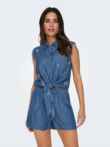 Bluză 'JDYKAI' de la JDY pe albastru: față