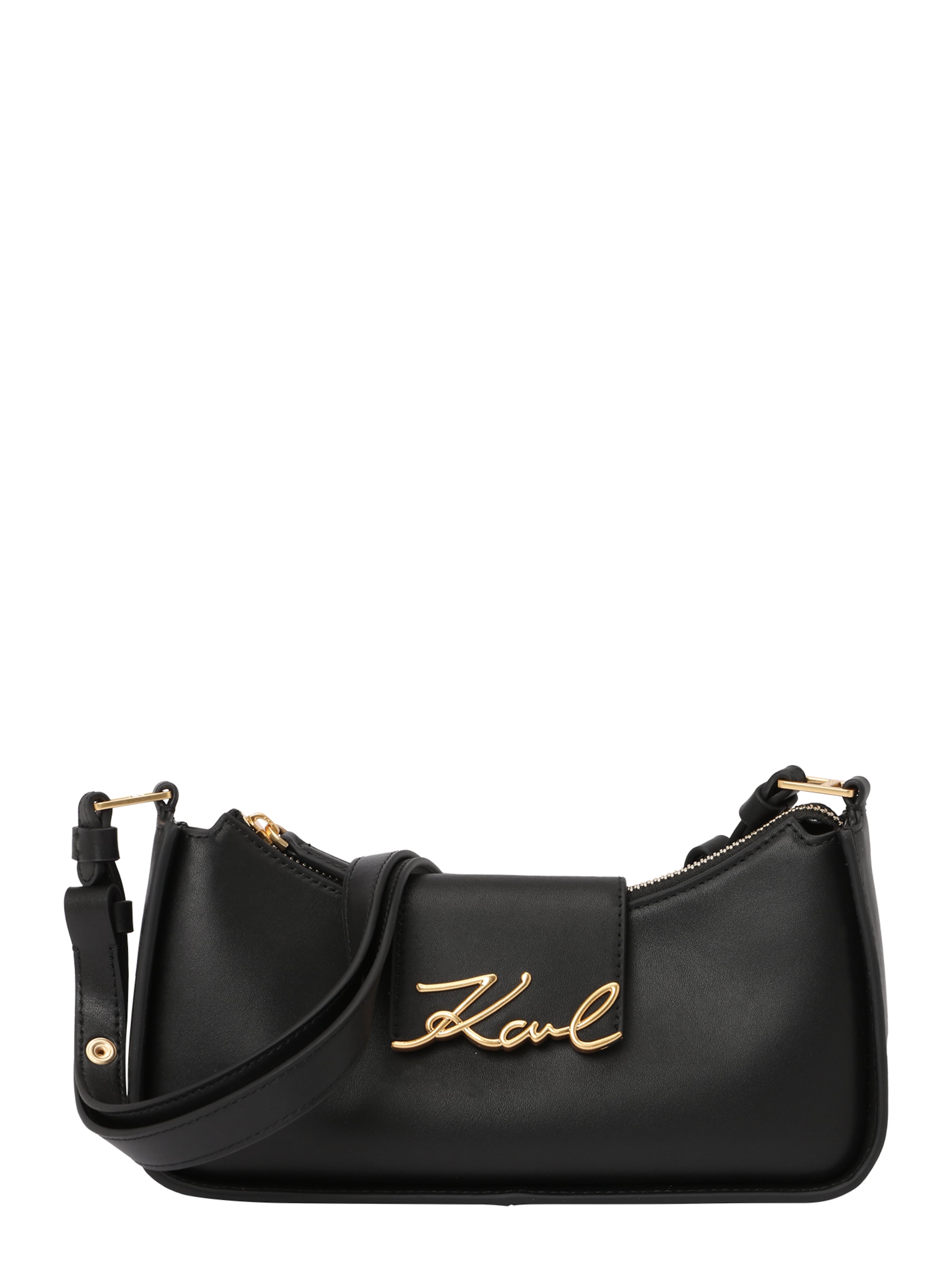 Karl Lagerfeld Torba na ramię w kolorze czarny: przód