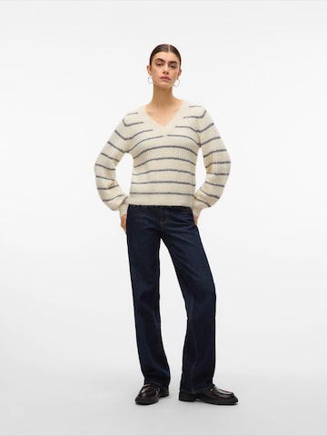 VERO MODA Pullover 'VMAWESOME' in Beige