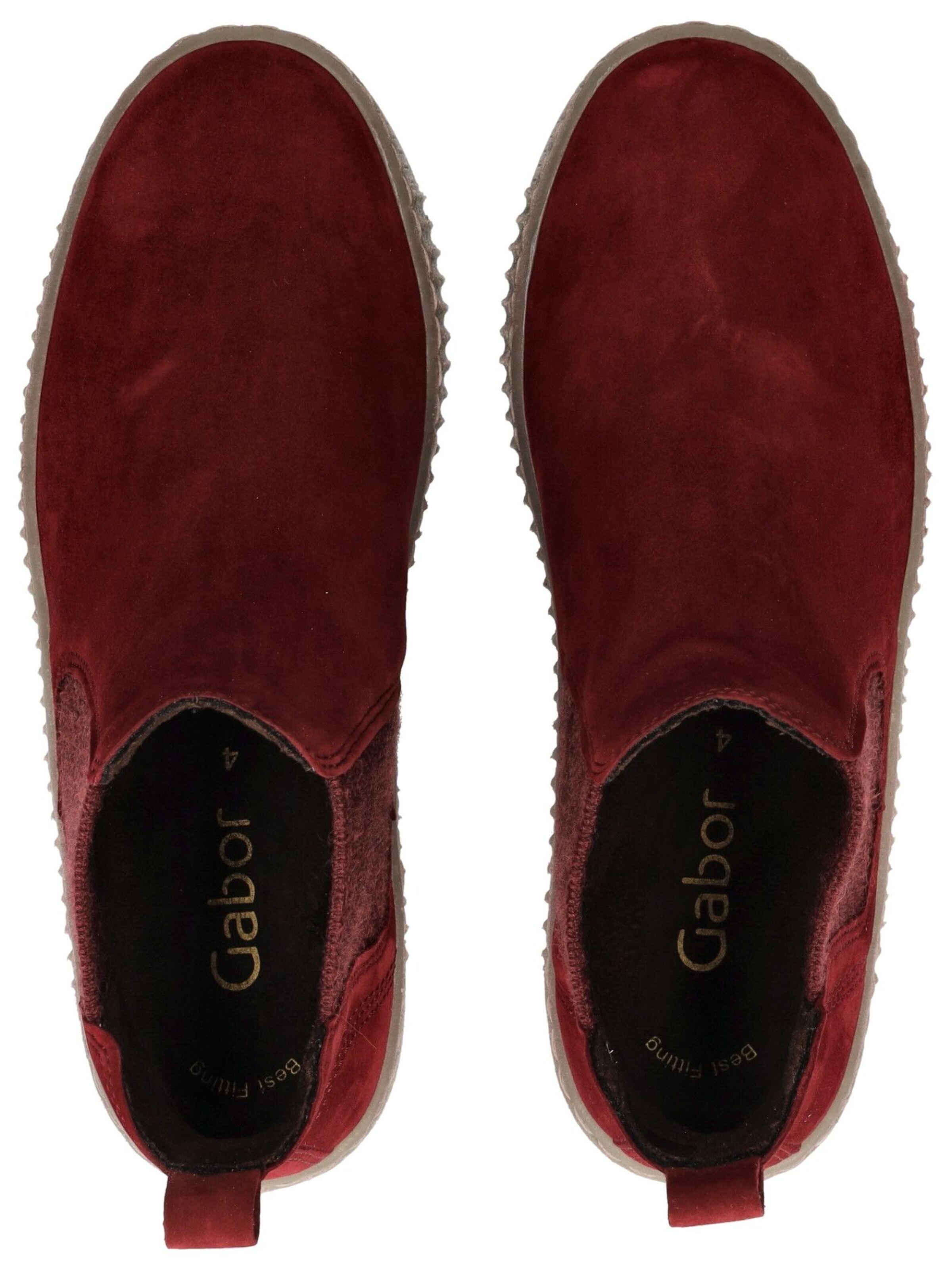 GABOR Chelsea Boots in Red