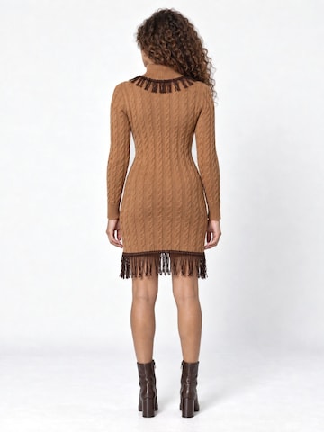 RYVAN Strickkleid 'Strickkleider'‌ in Braun
