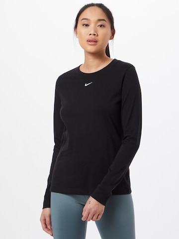 T-shirt Nike Sportswear en noir : devant