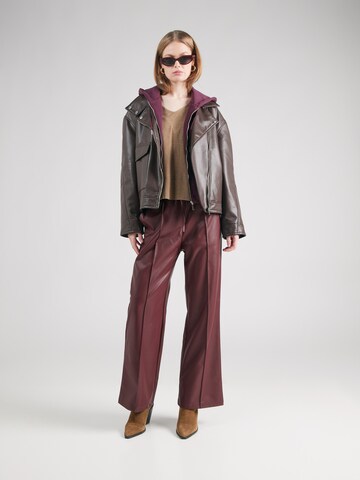 JDY Sweater 'JDYBENTE' in Brown