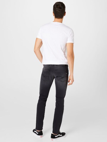 REPLAY Slimfit Jeans in Schwarz