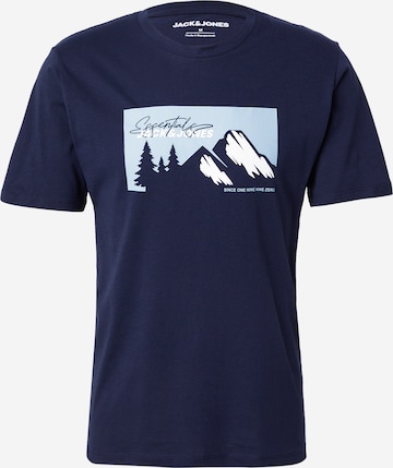 JACK & JONES Футболка 'JJSUN' в Синий: спереди