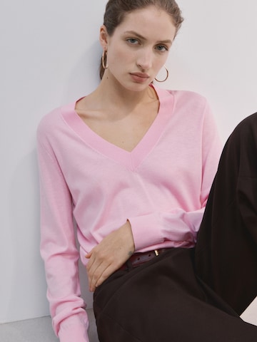 MANGO Sweater 'LUCCAV' in Pink: front